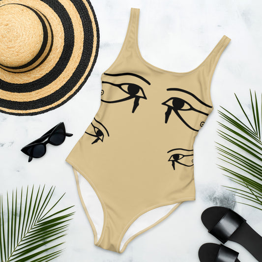 Ancient Egypt Eye of Horus One-Piece Swimsuit XS - S - M - L - XL - 2XL - 3XL