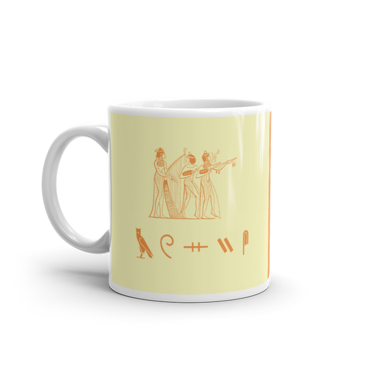 Ancient_egyptian_Music_Proverb_coffee_mug_11OZ_by_Simple_Sophisticated_Cream_Orange