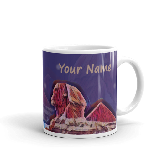 Custom Name Sphinx in the starts mug 11 oz by SS